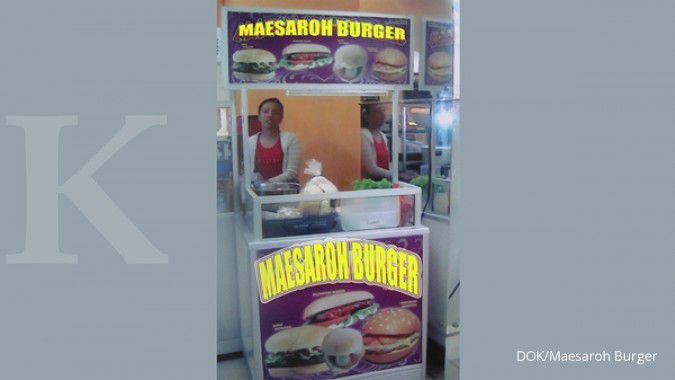 Mengalkulasi peluang kemitraan Burger Maesaroh