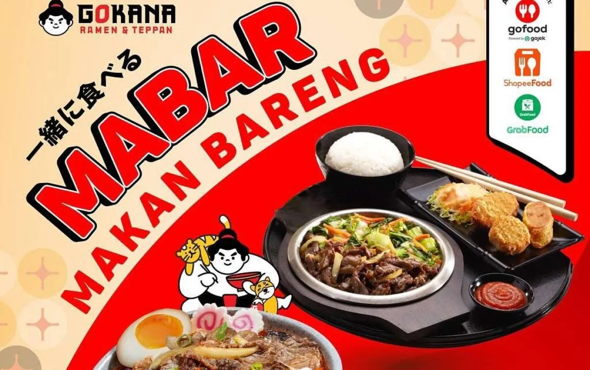 Promo Gokana Mabar Tiap Jumat-Minggu, Paket Rame-Rame Bento & Ramen Harga Spesial