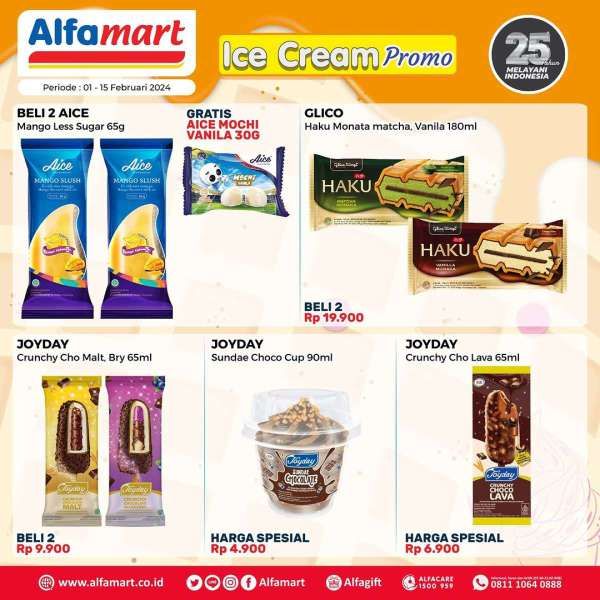 Promo Alfamart Terbaru Ice Cream Promo 1-15 Februari 2024