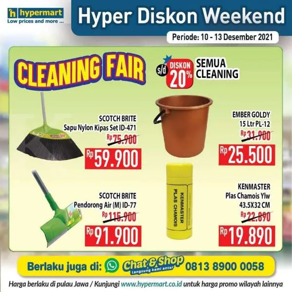 Promo Hypermart Hyper Diskon Weekend 10-13 Desember 2021