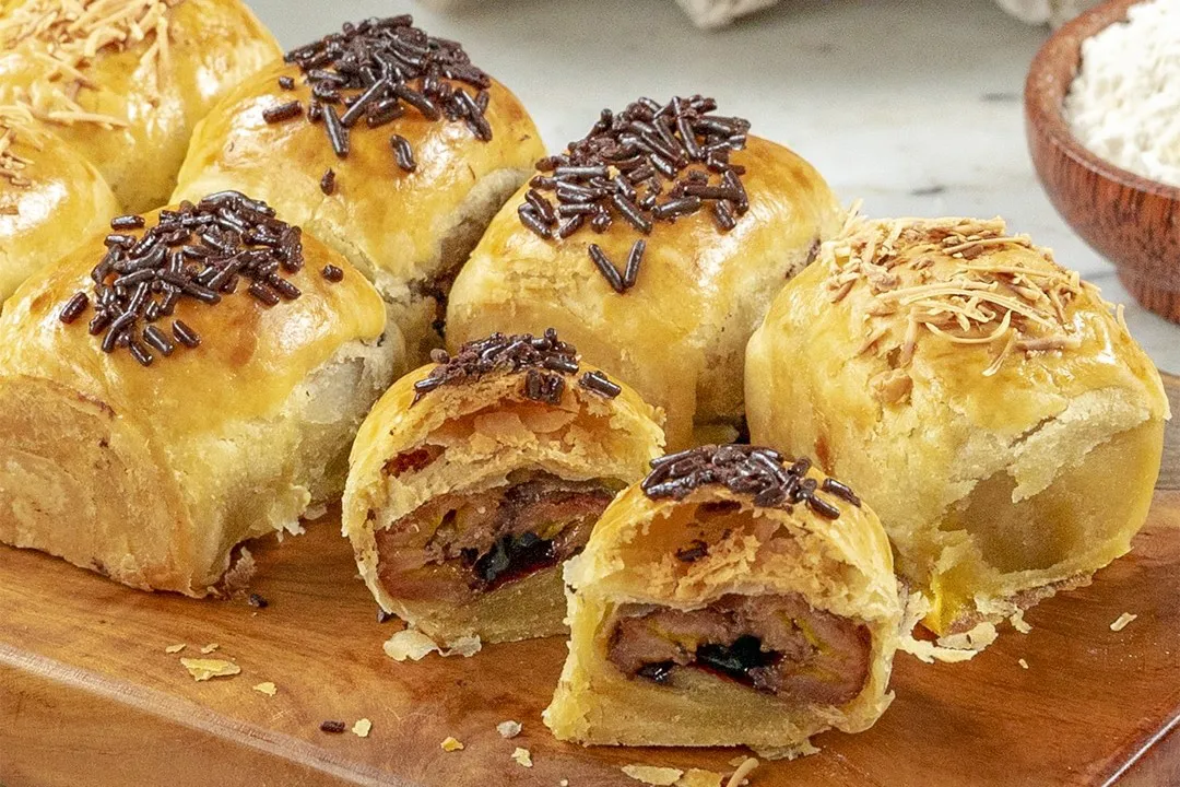 Olahan Puff Pastry Bolen pisang