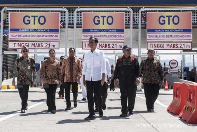 Presiden Jokowi resmikan tol Soroja