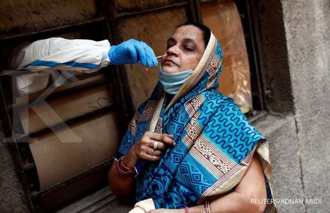 India melaporkan lonjakan tertinggi kasus virus corona mendekati 16.000 orang 