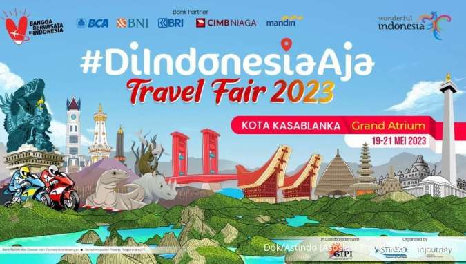 Pameran Wisata Domestik #DiIndonesiaAja Travel Fair, Banyak Promo Menarik