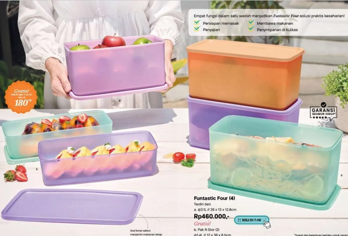 Jangan Sampai Kehabisan, Katalog Promo Tupperware Desember 2023 Banyak Diskon