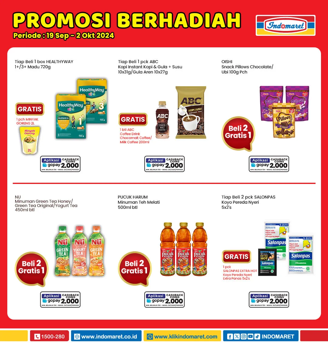 Promo Berhadiah Indomaret Periode 19 September-2 Oktober 2024