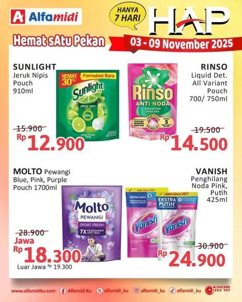 Promo Alfamidi Hemat Satu Pekan Periode 3-9 November 2025