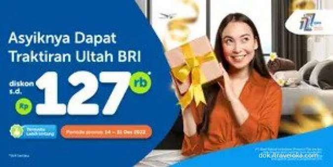 Promo HUT BRI 127, Nikmati Diskon Berbagai Produk Traveloka Rp 127.000