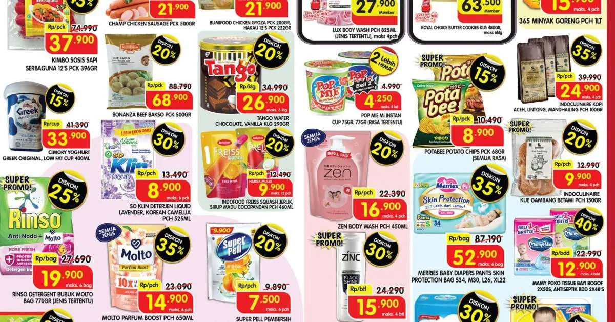 Promo Superindo Pemilu 14 Februari 2024 Super Diskon 35%, Ada Promo Valentine Juga