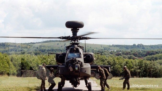 Indonesia borong 8 helikopter Apache US$ 500 juta