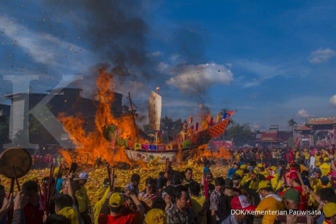 Festival Bakar Tongkang 2018 gaet 69 ribu turis