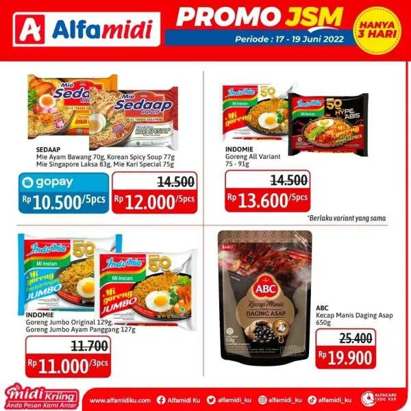 Promo JSM Alfamidi Periode 17-19 Juni 2022