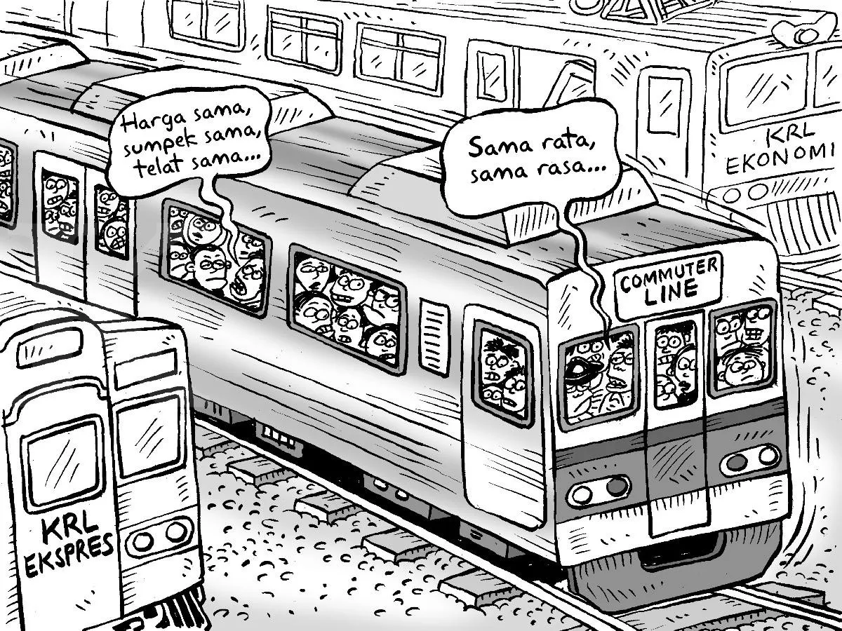 Komuter Bogor - Jakarta mendominasi KRL 