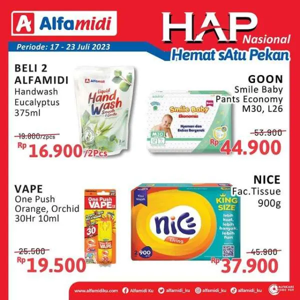 Promo Alfamidi Hemat Satu Pekan Periode 17-23 Juli 2023