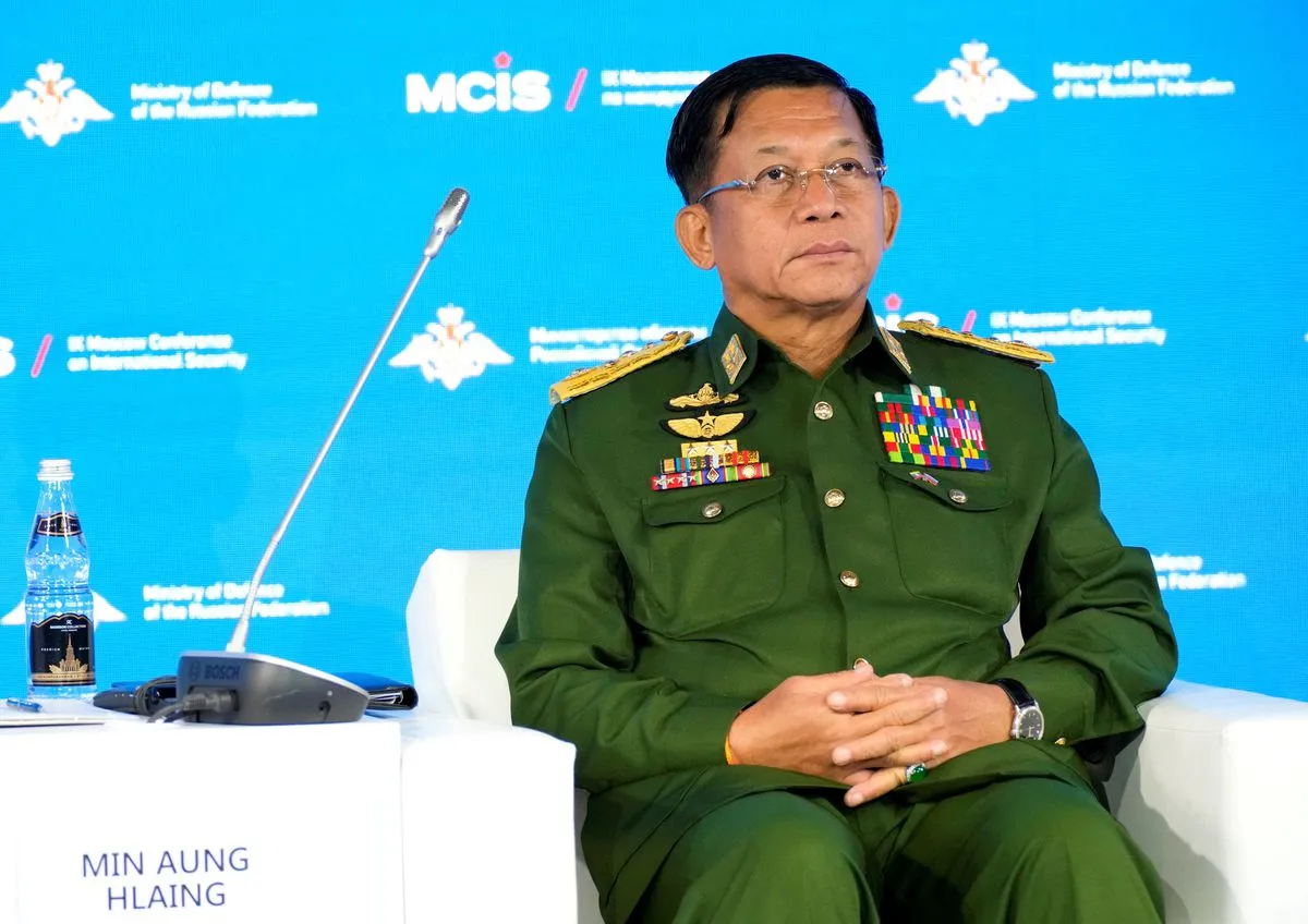 Pemimpin Junta Myanmar Kembali Berkunjung ke Rusia Demi Dukungan Diplomatik