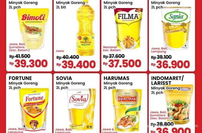 Promo Minyak Goreng Hemat di Indomaret Berakhir Besok, Diskon Rp 5.000 dengan BRI