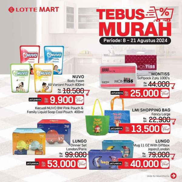 Promo Lotte Mart Tebus Murah 8-21 Agustus 2024