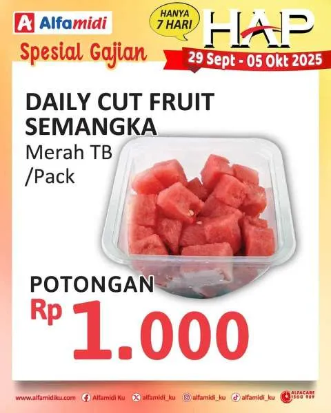 Promo Alfamidi Hemat Satu Pekan Periode 29 September-5 Oktober 2025