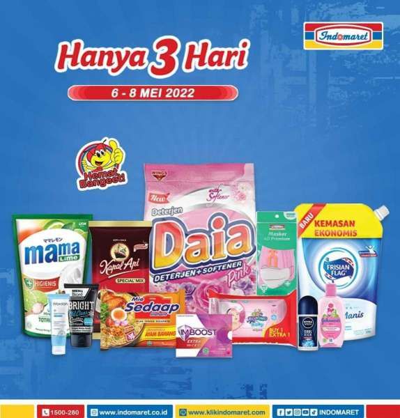 Katalog Promo Indomaret Hanya 3 Hari Periode 6-8 Mei 2022
