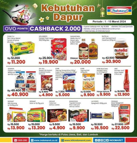 Promo Indomaret Super Hemat Periode 1-15 Maret 2024