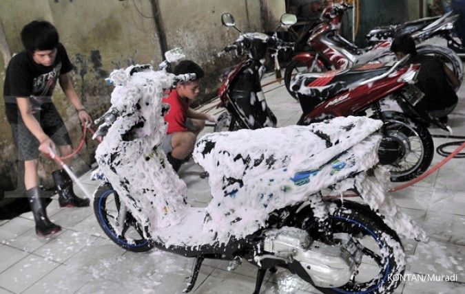 Menjaring untung dari bisnis pencucian motor