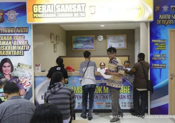 syarat mengurus SIM yang hilang/Gerai Samsat di Blok M Square