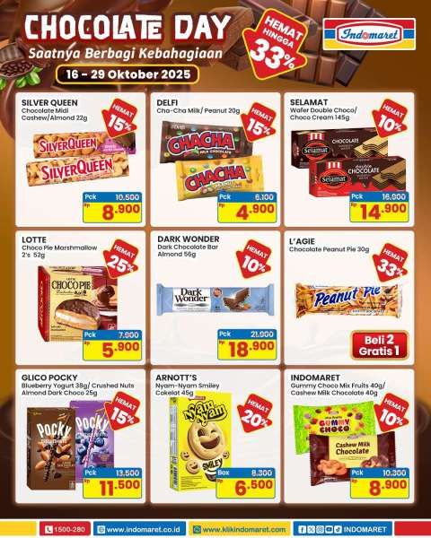 Promo Indomaret Chocolate Day Oktober 2025