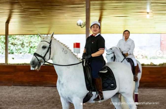 Prabowo Subianto Ajak Puan Maharani Berkuda di Hambalang