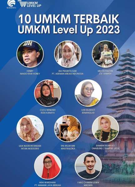 Kemkominfo Beri Pengargaan UMKM & Fasilitator Dalam Program UMKM Level Up 2023