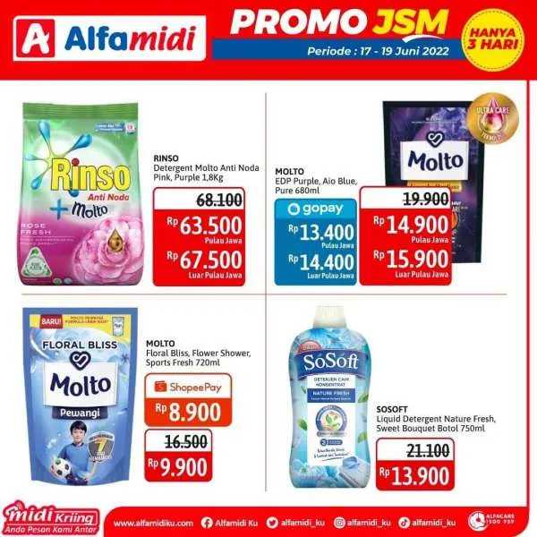 Promo JSM Alfamidi Periode 17-19 Juni 2022