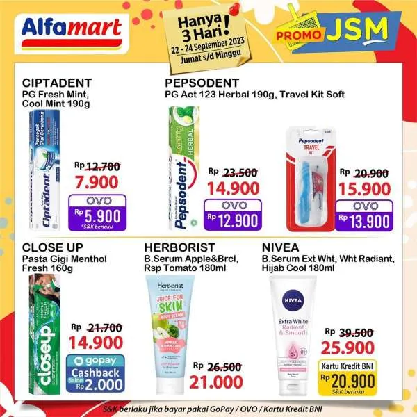 Katalog Promo JSM Alfamart Terbaru 22-24 September 2023