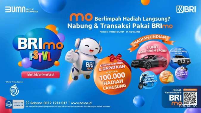 BRImo FSTVL Hadir Kembali Untuk Nasabah Setia BRI