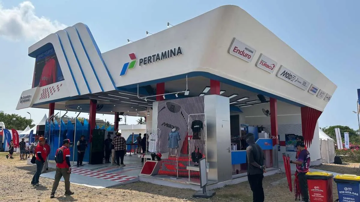 Booth MRS Pertamina Tarik Pengunjung MotoGP Mandalika