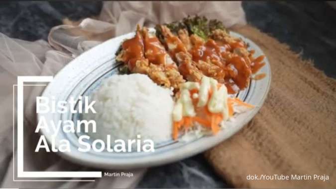 Resep Bistik Ayam Solaria yang Juicy di Dalam dan Garing di Luar, Praktis Bikin Nagih