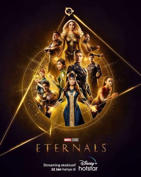 Jadwal tayang film Eternals dari Marvel Studios di Disney+ Hotstar