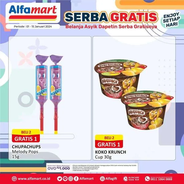 Promo Alfamart Serba Gratis Periode 16-31 Januari 2024