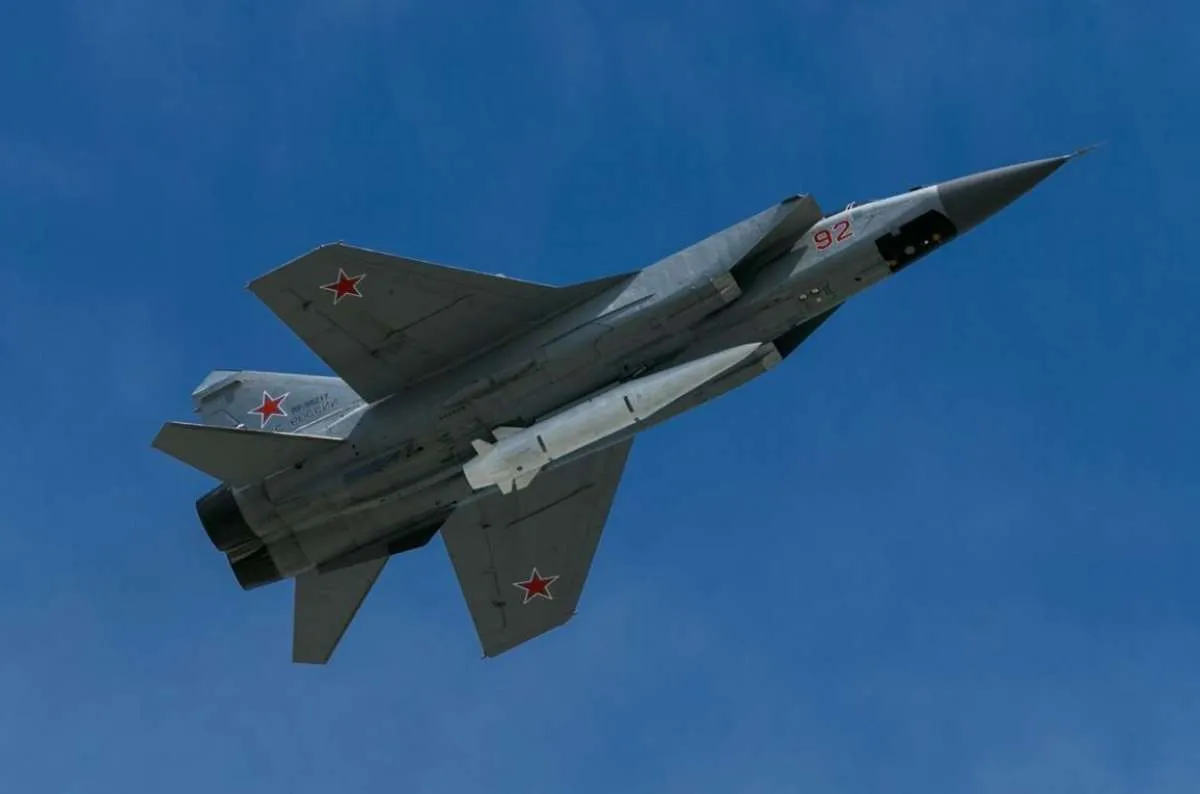Jet tempur Rusia segera mendapat dukungan rudal hipersonik Kinzhal