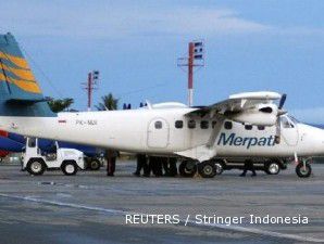 Pesawat jatuh, Merpati merugi US$ 15 juta