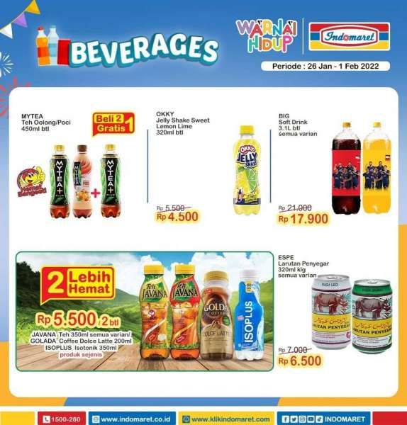 Promo Indomaret Super Hemat Mingguan Terbaru 26 Januari-1 Februari 2022