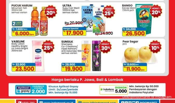 Promo Indomaret Weekend Terbaru Maret 2025, Ultra Milk & Kecap Bango Paling Murah 