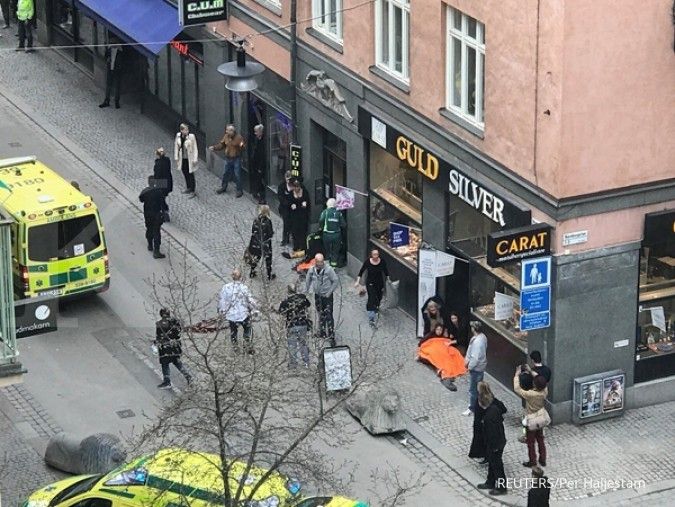 Swedia diserang teroris, tiga orang meninggal