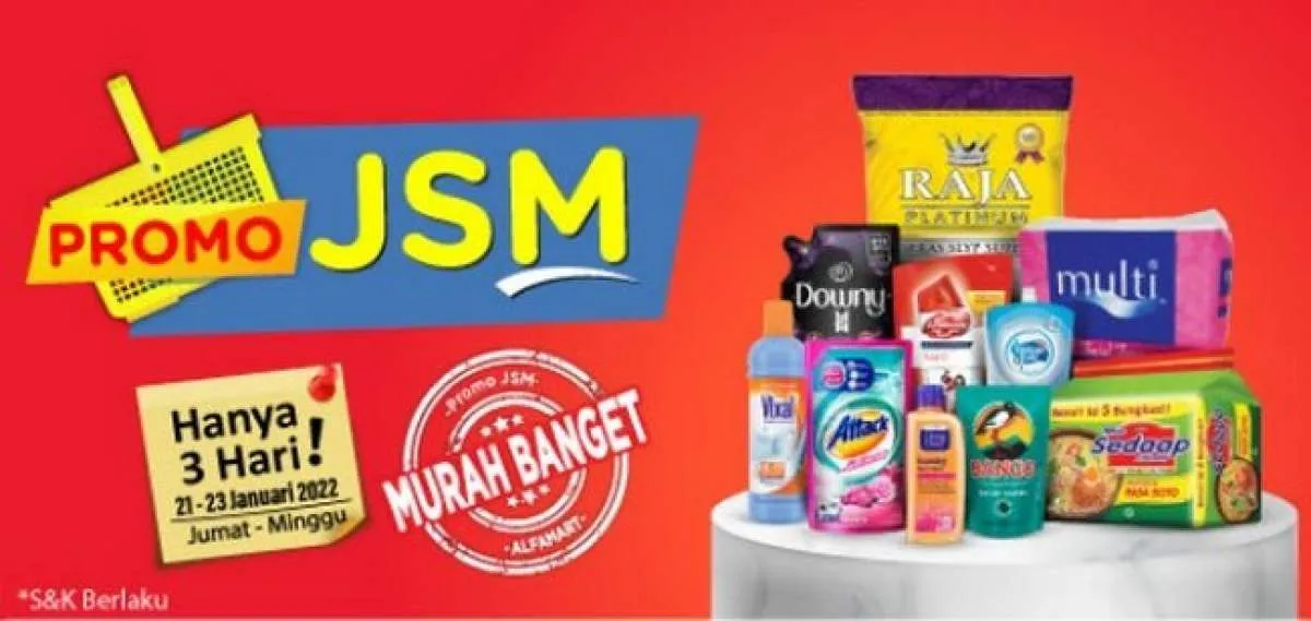 Promo JSM Alfamart Sampai 23 Januari 2022, Potongan Harga Sepanjang Akhir Pekan