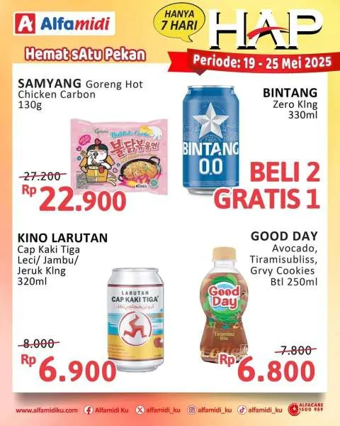Promo Alfamidi Hemat Satu Pekan Periode 19-25 Mei 2025