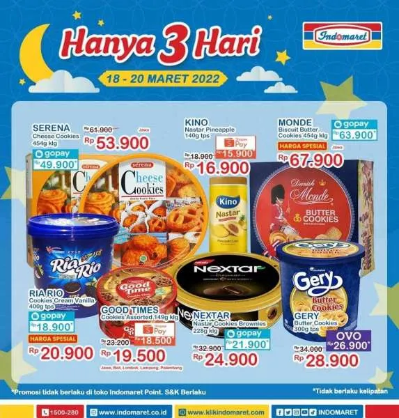 Promo Indomaret Hanya 3 Hari Periode 18-20 Maret 2022