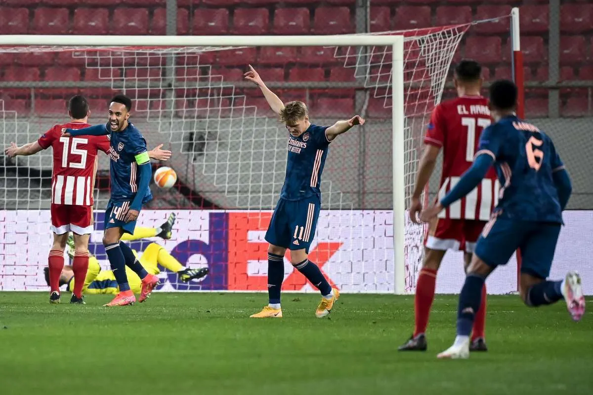 Olympiakos vs Arsenal: Unggul 1-3, The Gunners sukses balaskan dendam musim lalu