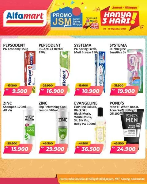Promo JSM Alfamart Periode 8-10 Agustus 2025