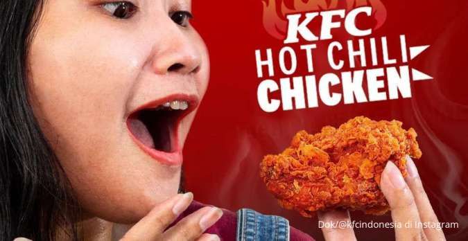 Promo KFC Hot Chili Chicken di Bulan Juli 2023, Pedas Nikmat Mulai Rp 20.000-an