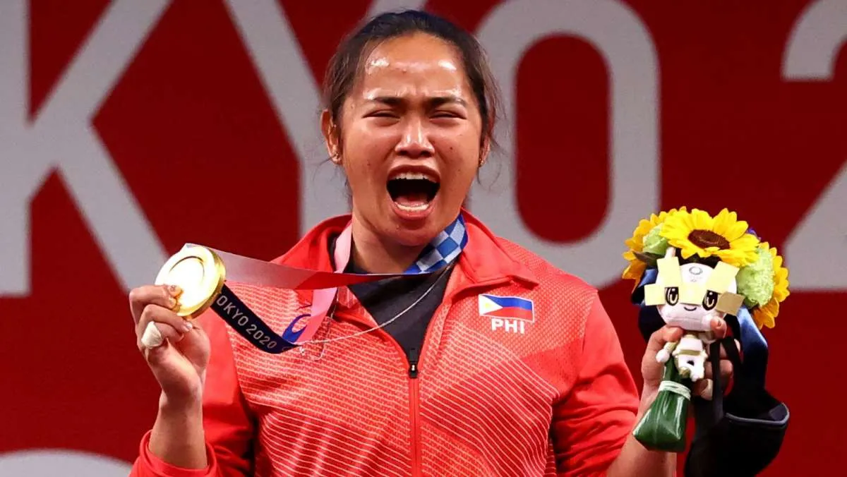 Angkat besi berhasil sumbang emas Olimpiade pertama Filipina dalam sejarah