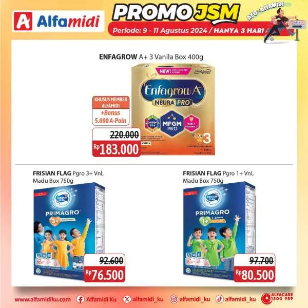 Promo JSM Alfamidi Periode 9-11 Agustus 2024