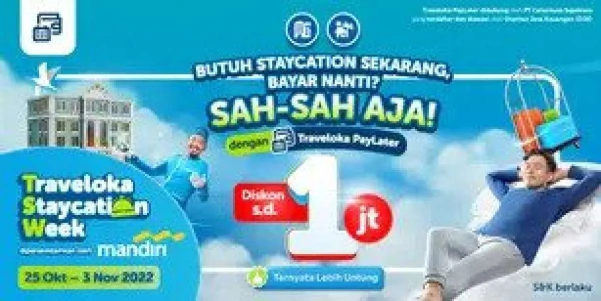 Nikmati Promo Traveloka Staycation Week, Diskon Hotel & Holiday Stays Rp 1 Juta